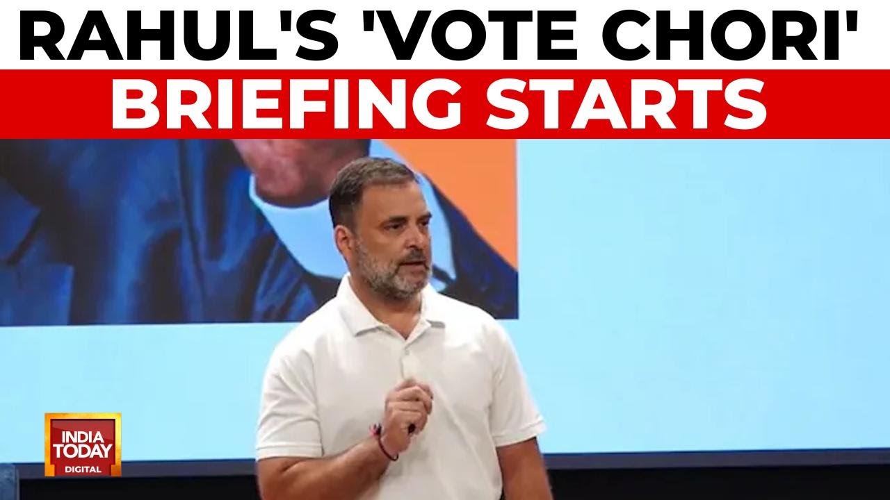 Rahul Gandhi Press Conference: Alleges Mass Voter Deletion, Presents 'Solid Proof' Against CEC