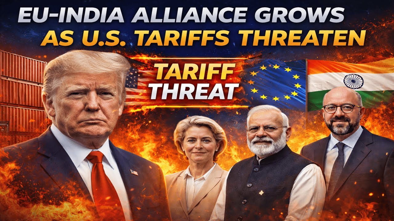 EU–India Alliance Grows as U.S. Tariffs Threaten Global Markets