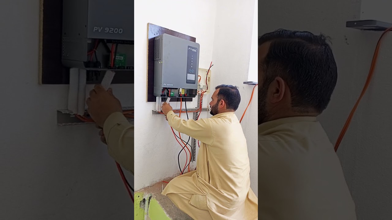 Fronus PV 9200 installation | Solar Plant