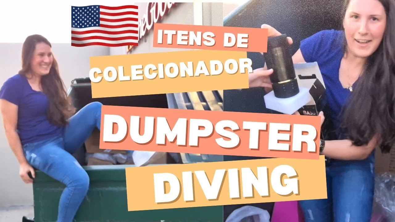 DUMPSTER DIVING -ACHADOS INCRÍVEIS DE COLECIONADOR NO LIXO DAS LOJAS NOS EUA