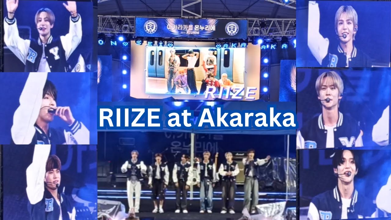 [2024] RIIZE - AKARAKA (아카라카)💙| Full Set Performance 📍Yonsei University🦅, Seoul, SK | 20240526