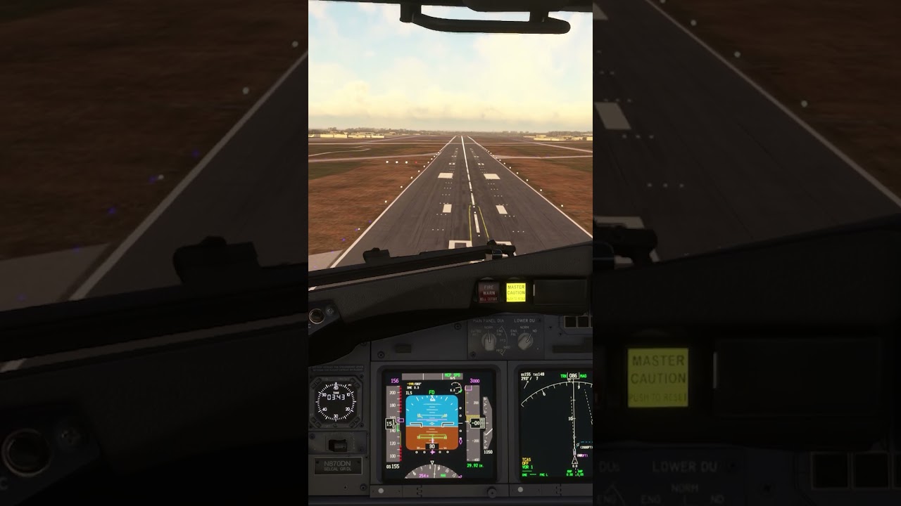Boeing 737 | Cockpit landing | Vancouver CYVR