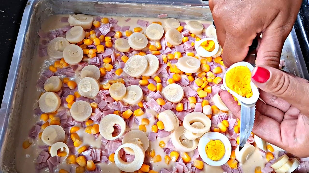 EU SÓ QUERO COMER ASSIM AGORA 😱 TORTA de portuguesa aberta | receitas fáceis e rápidas 