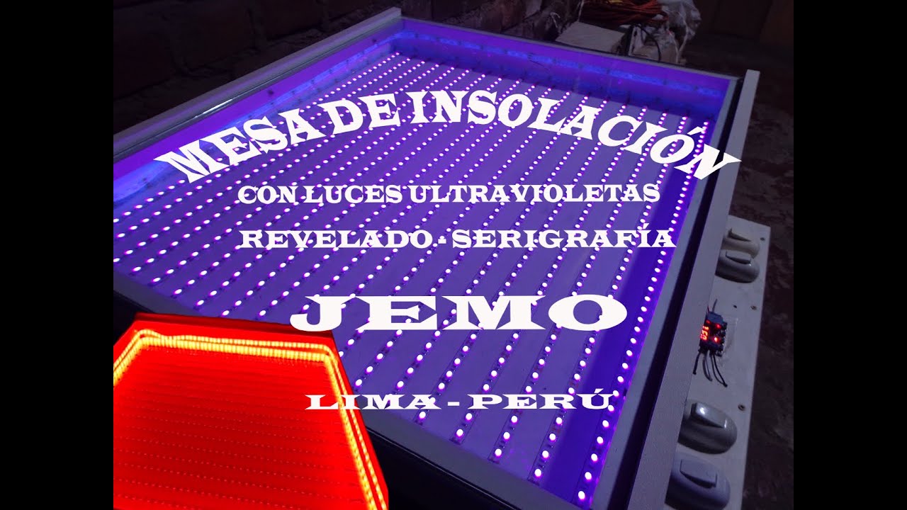 Mi Insoladora UV Revelado Serigrafía  Lima Perú