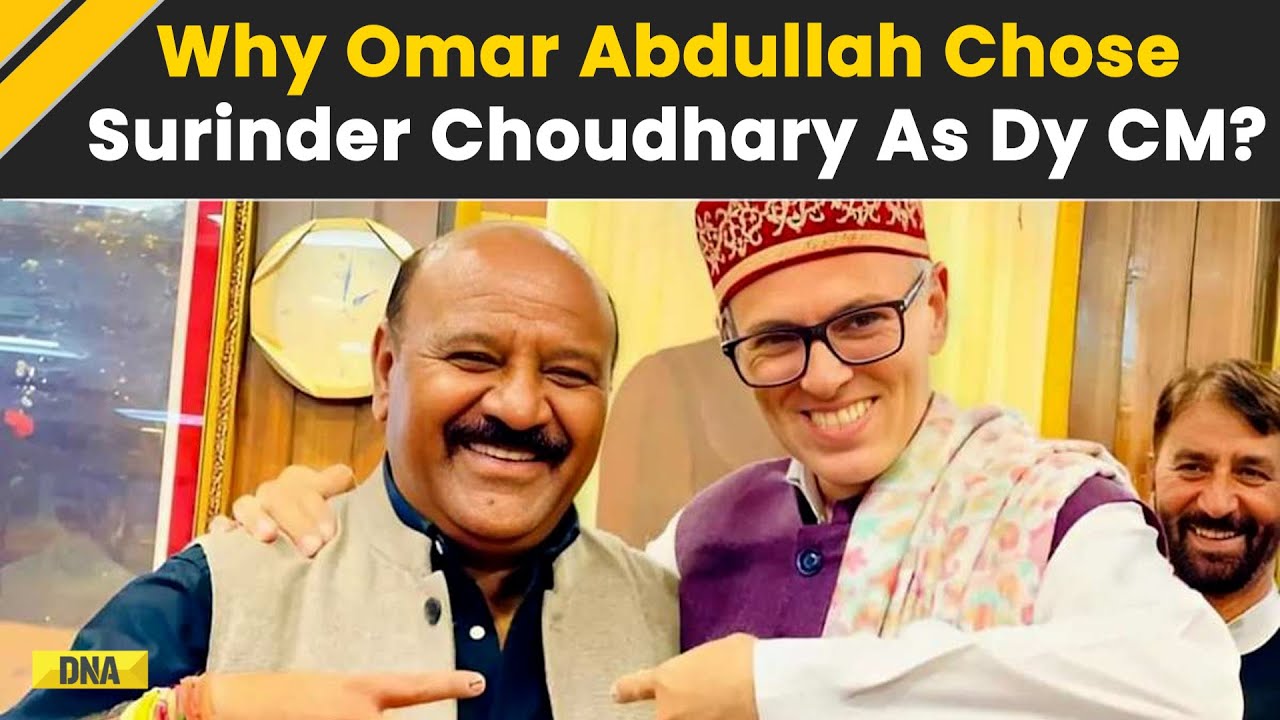Jammu Kashmir: Why Omar Abdullah Chose Jammu's Surinder Choudhary As His Deputy CM? | NC-Congress