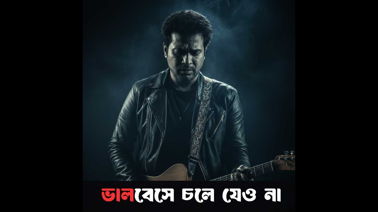 ভালবেসে চলে যেও না | Emotional Bangla Rock Song । Ganer Ghonta