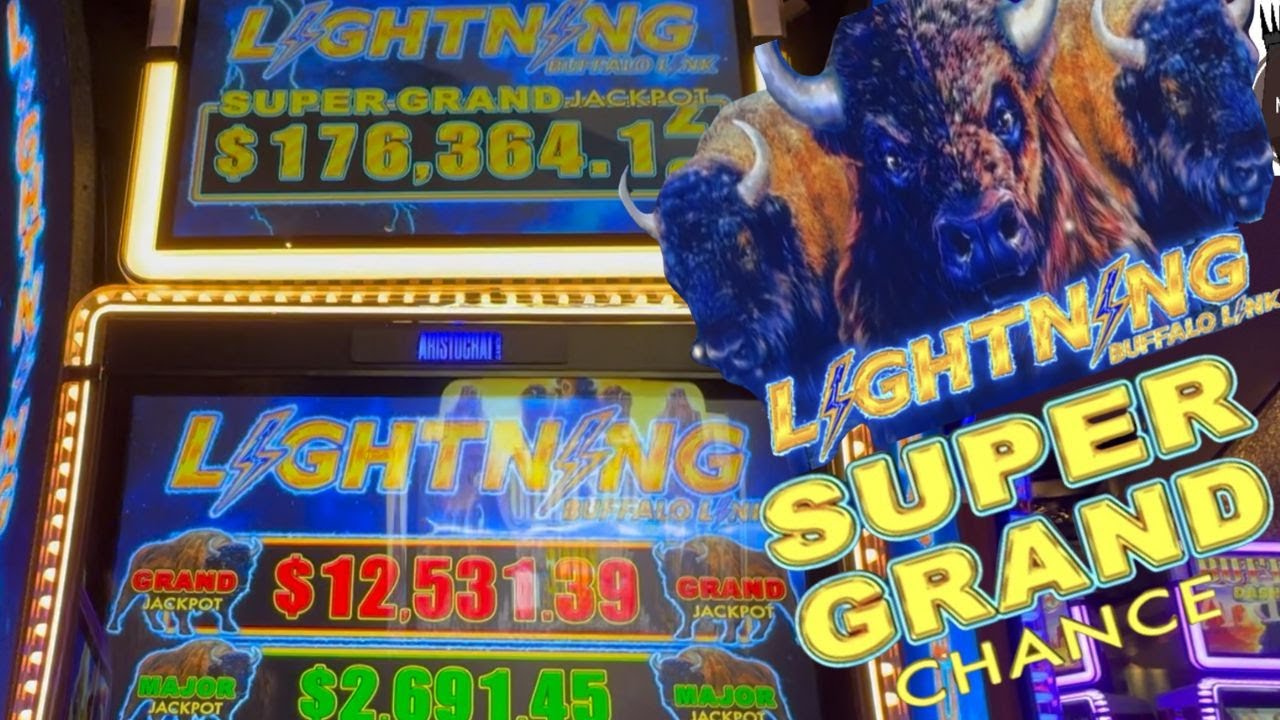 LIGHTNING BUFFALO LINK Is Back!!! HUGE SUPER GRAND POTENTIAL!  BONUS FEATURES GALORE