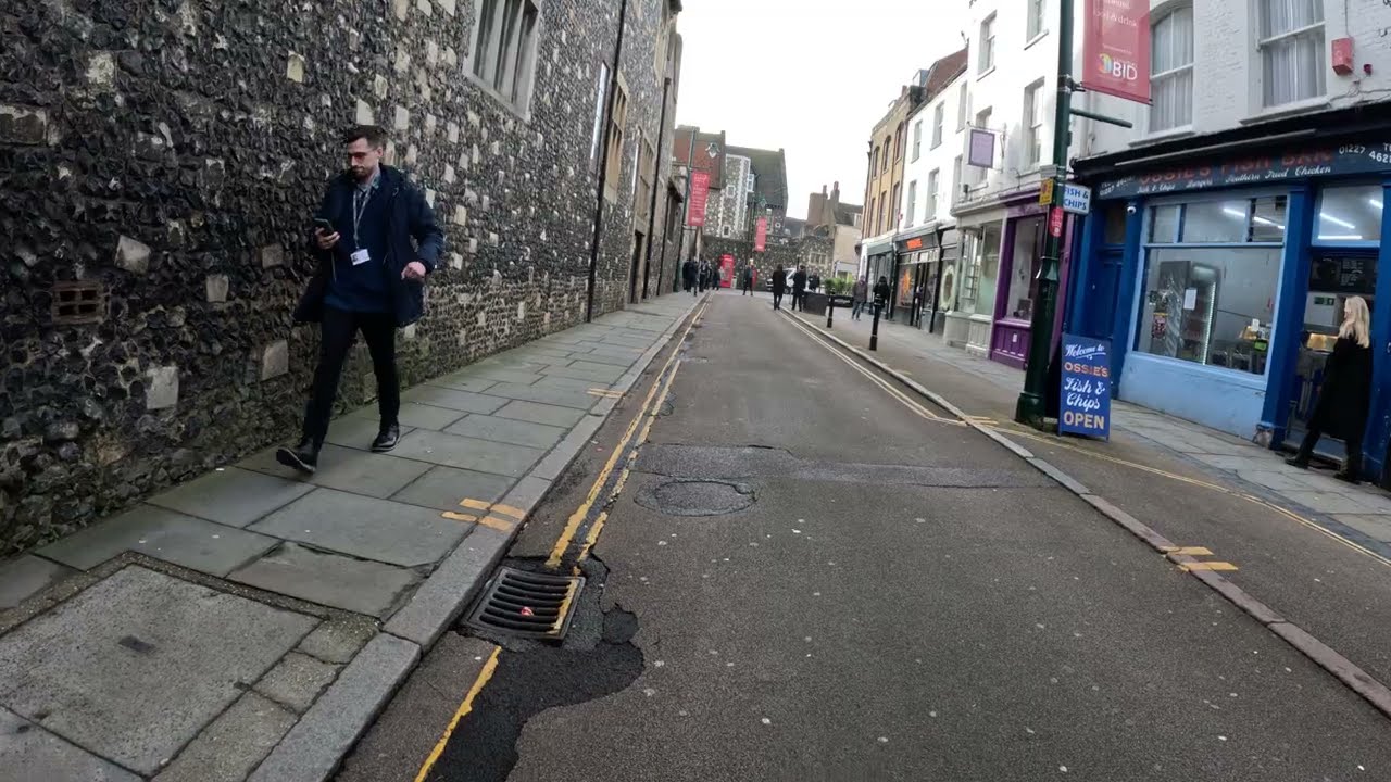 The Borough to Palace street, Canterbury. 