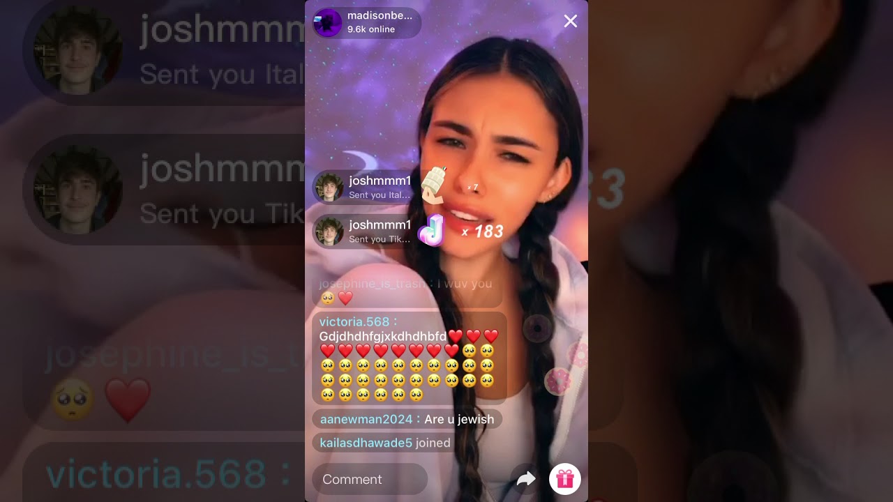 Madison Beer TikTok Live 4/2/2020