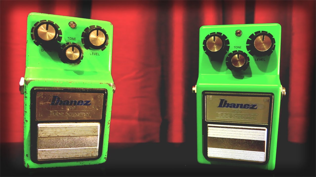 Ibanez Tube Screamer Shootout: Vintage '83 Ibanez TS9 (MIJ) vs Ibanez TS9 Reissue