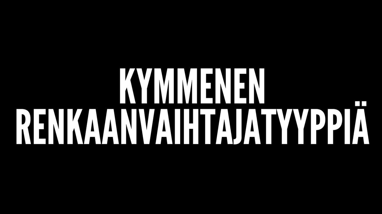 Korroosio - 10 Renkaanvaihtajatyyppi&auml;