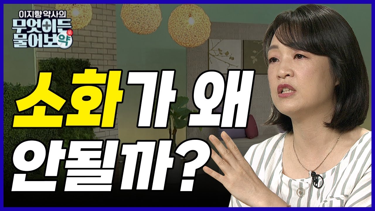왜 소화가 안되고 속이 쓰릴까?  [이지향 약사의 무엇이든 물어보약 12회]