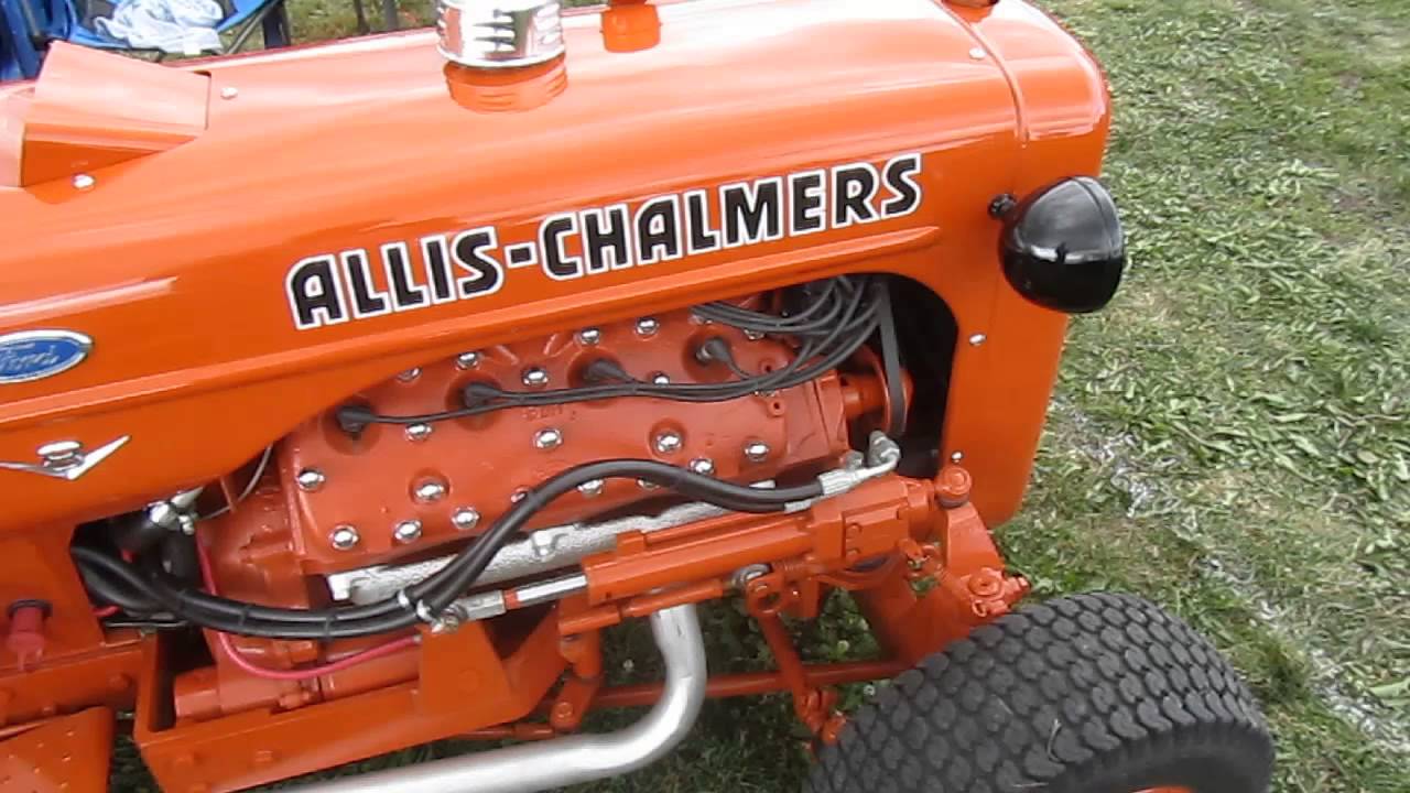 Allis Chalmers hot rod with Flathead Ford V8 2013 Orange Spectacular