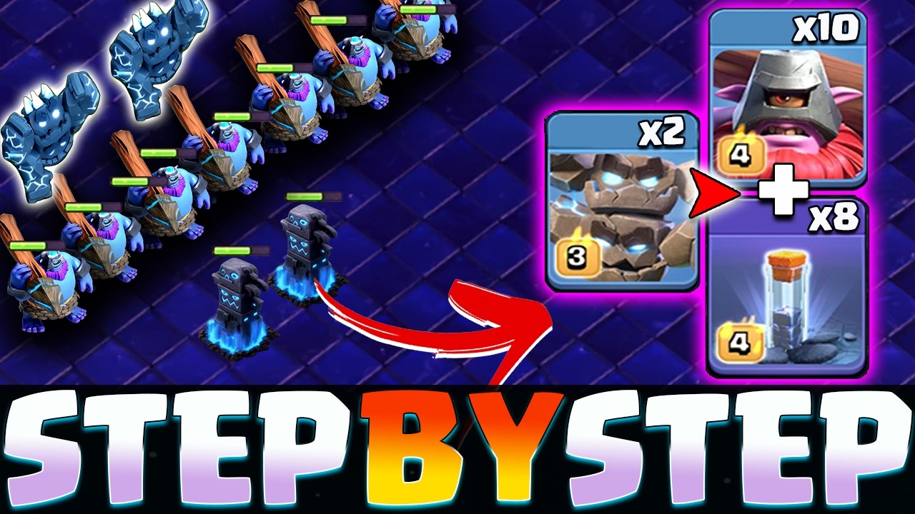 BEST METEOR GOLEM + THROWER + TOTEM SPELL NEW TH18 ATTACK STRATEGY | CLASH OF CLANS