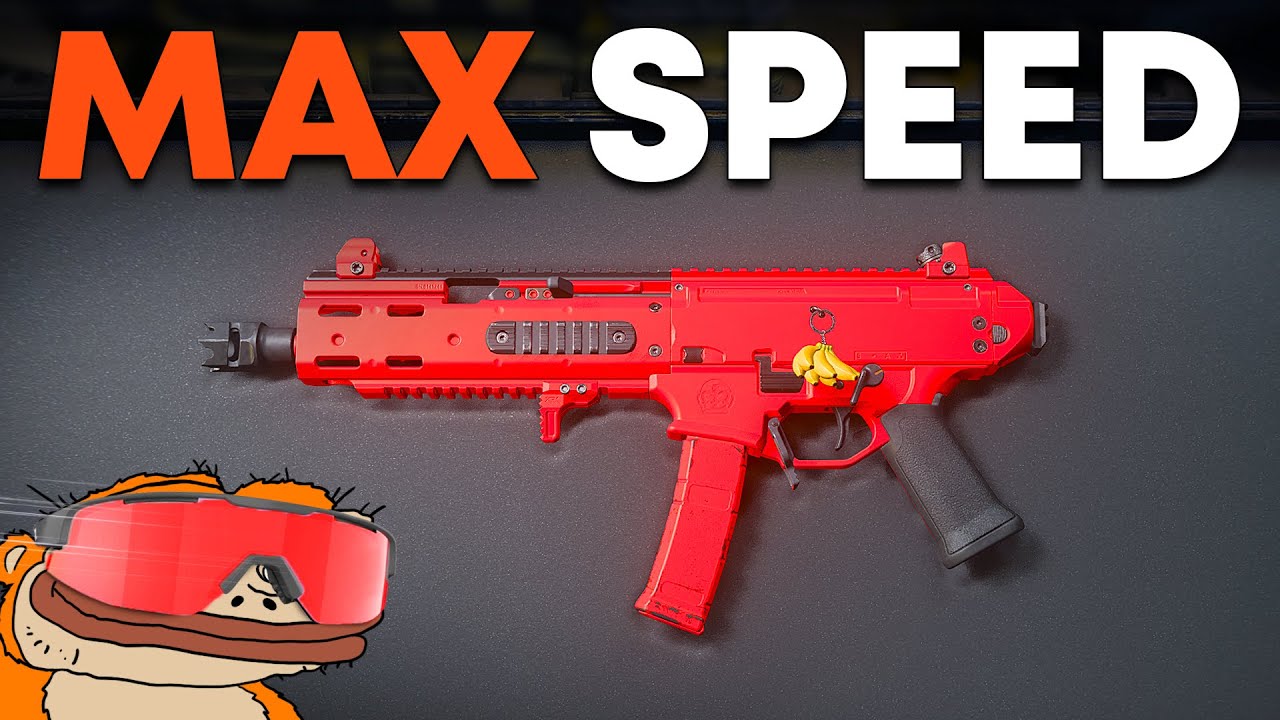 Maxed out the recoil so I can go FAST