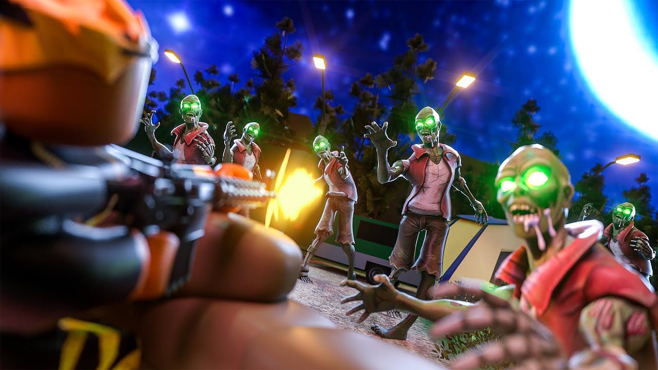 Our camp was infected by the zombie virus... (Roblox)