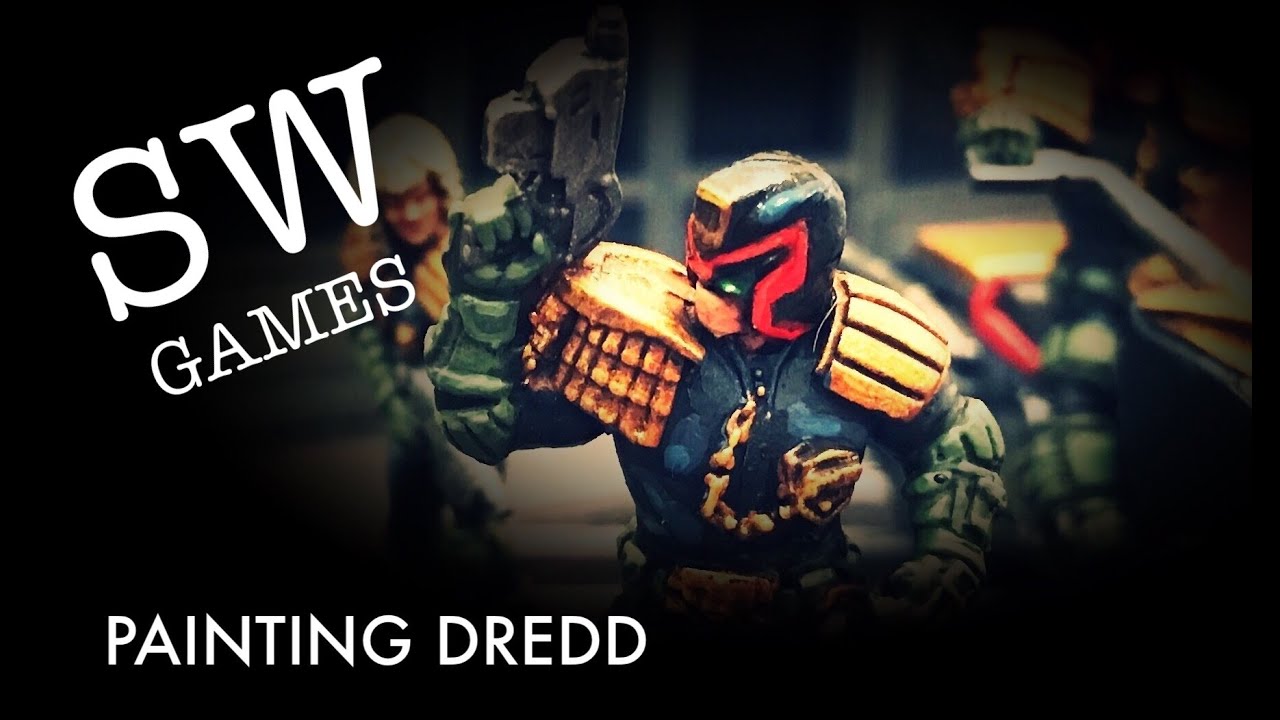 Judge Dredd Miniatures Game 2019 - Painting Dredd