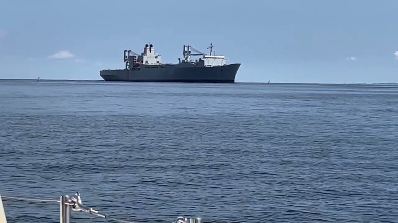 Sailing Remedy: Rare Fast Sealift or SL-7 Class Cargo ship September 2023 Chesapeake Bay