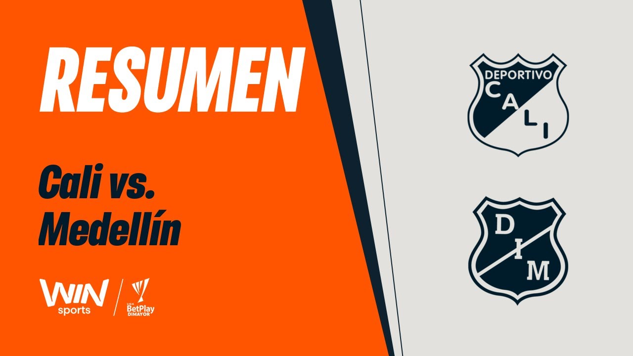 Cali vs. Medellín (resumen y goles) | Liga BetPlay Dimayor 2025-2 | Fecha 9