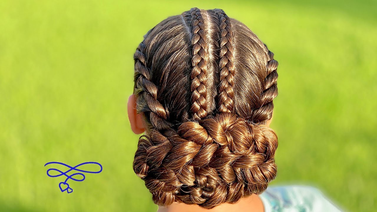 French Twist Dutch Braid Combo