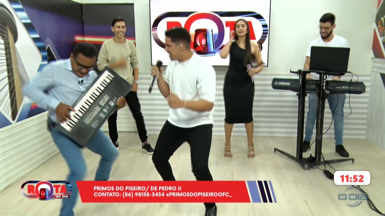 Música com os Primos do Piseiro de Pedro II no Rota do Dia 17 01 2025