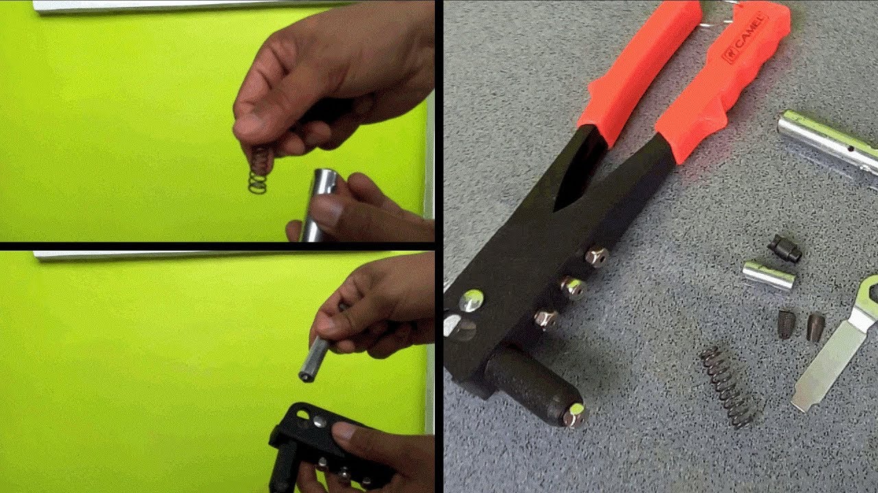Cara Memperbaiki Tang Rivet yang Copot (Rusak) Agar Berfungsi Kembali - Hand Riveter
