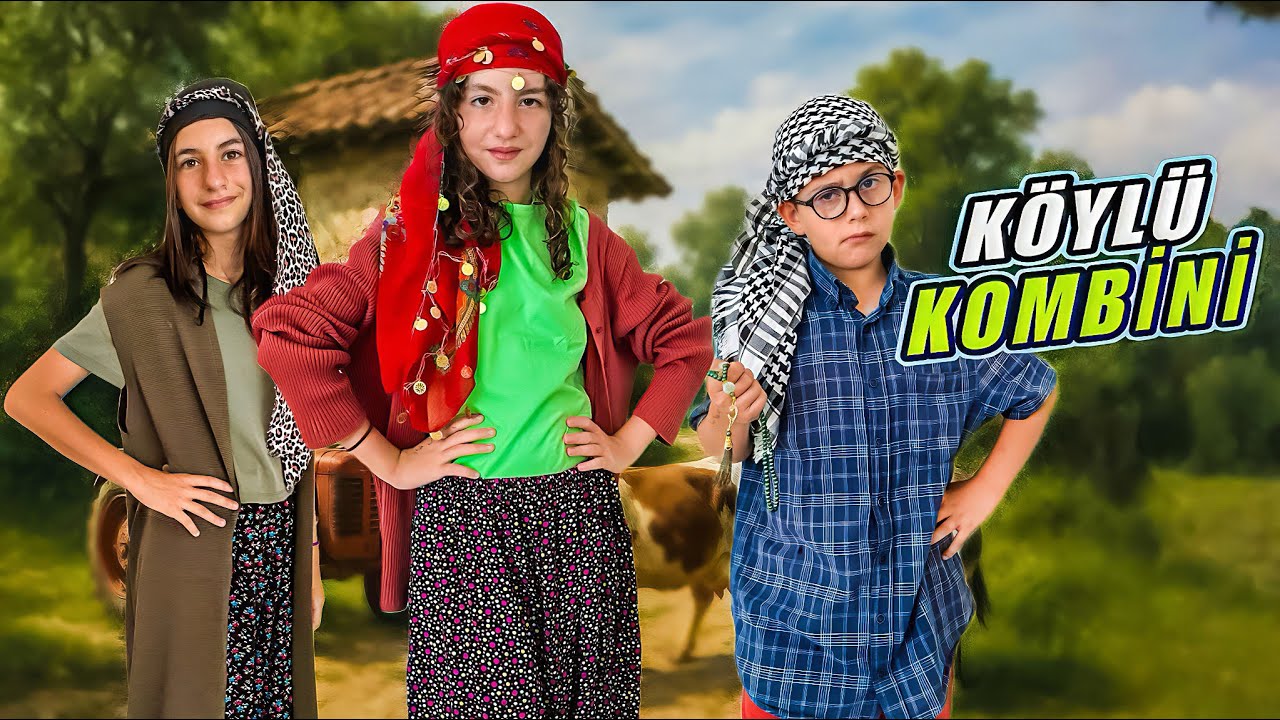 ESMANUR KÖYE GELDİ KÖYLÜ OLDU!! ESMANUR ELİF VE CAFER'İN KÖY KOMBİNİ!