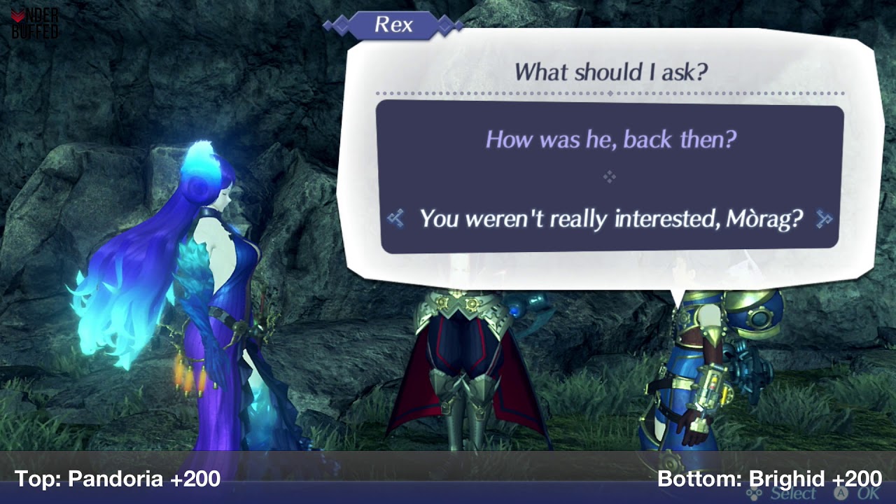 [Xenoblade Chronicles 2] Constants Heart-to-Heart (Both Options + Trust Change)
