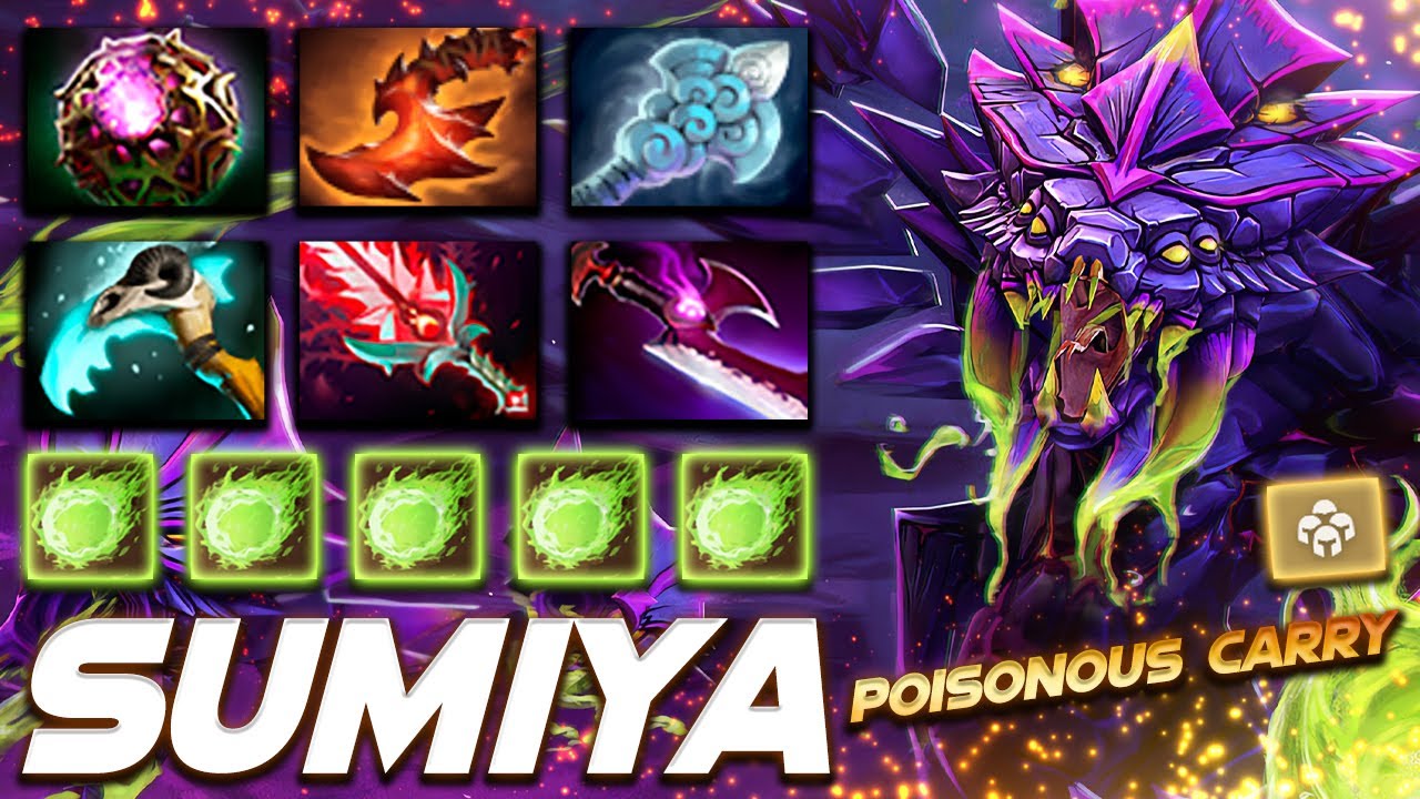 SumiYa Venomancer 30 KILLS Poisonous Carry - Dota 2 Pro Gameplay [Watch & Learn]