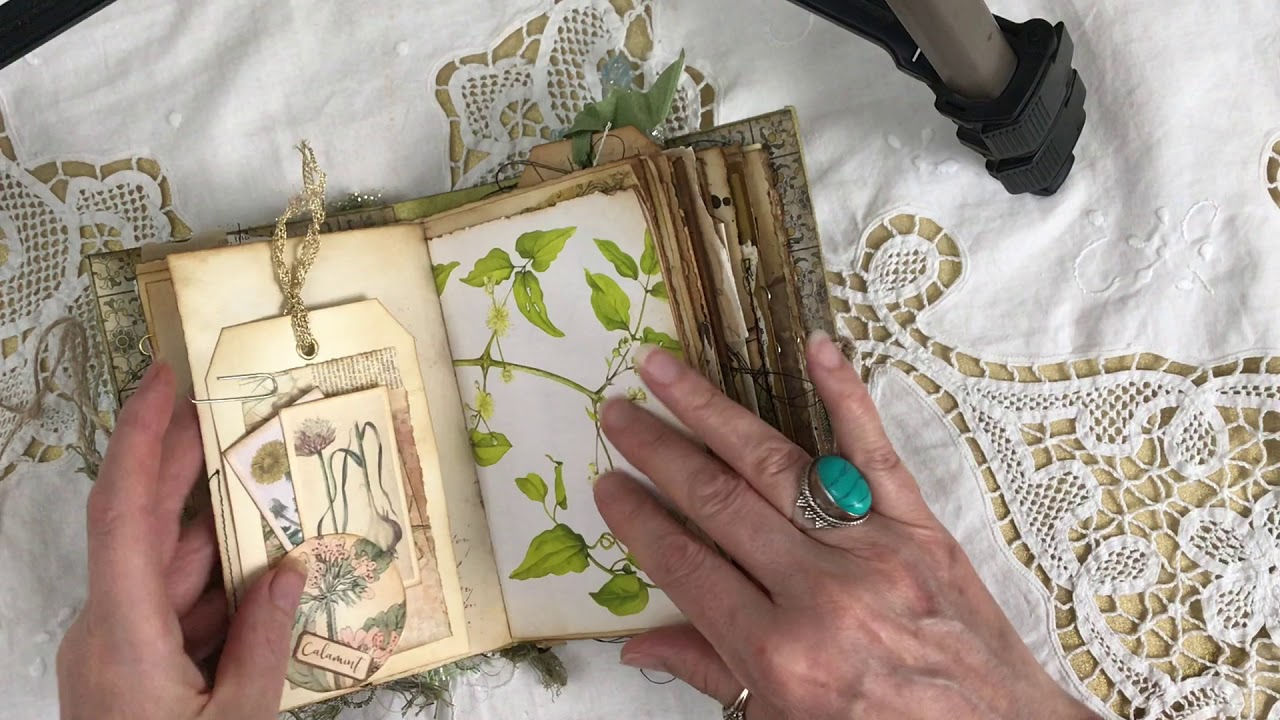 Herbal Grimoire junk journal(sold)