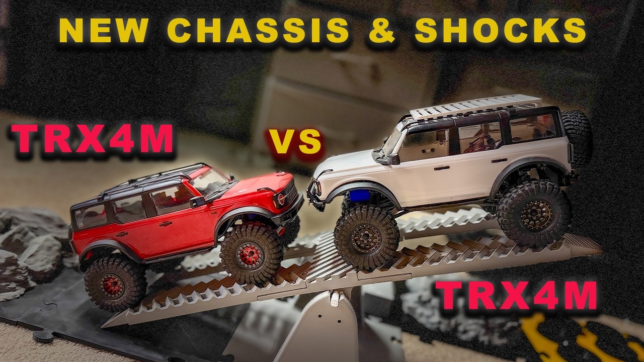 Преображение TRX-4M! Алюминиевое шасси Injora LCG + установка амортизатора 59 мм.
