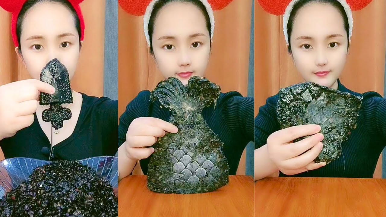 Chinese Passion Fruit Grain Mix ASMR Eating Show #17