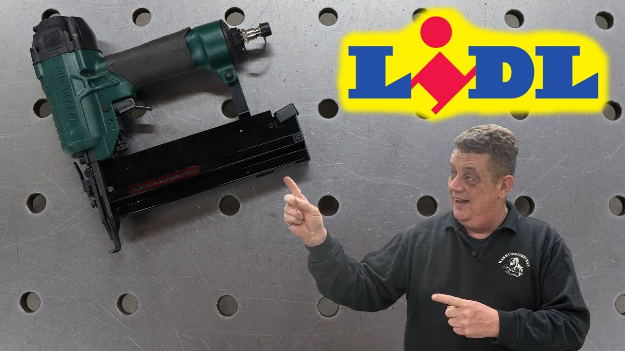 De Parkside Perslucht tacker set heb je er wat aan of is het niks.