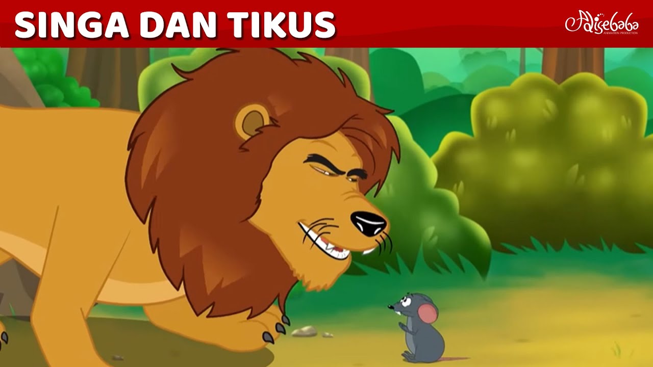 Singa dan Tikus 🦁🐁 Kartun Anak Anak | Bahasa Indonesia Cerita Anak
