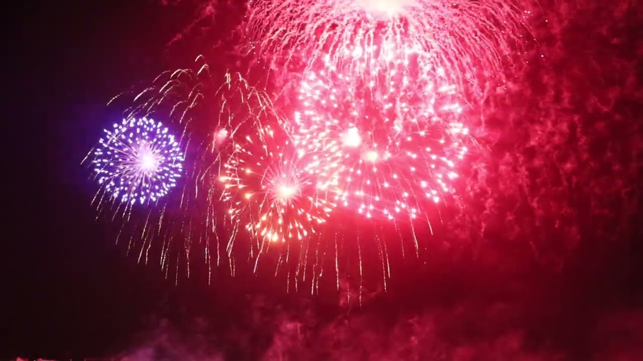 Maltese Pyro Musical Fireworks Show - San Gwann Malta 2023 - Includes large shells.