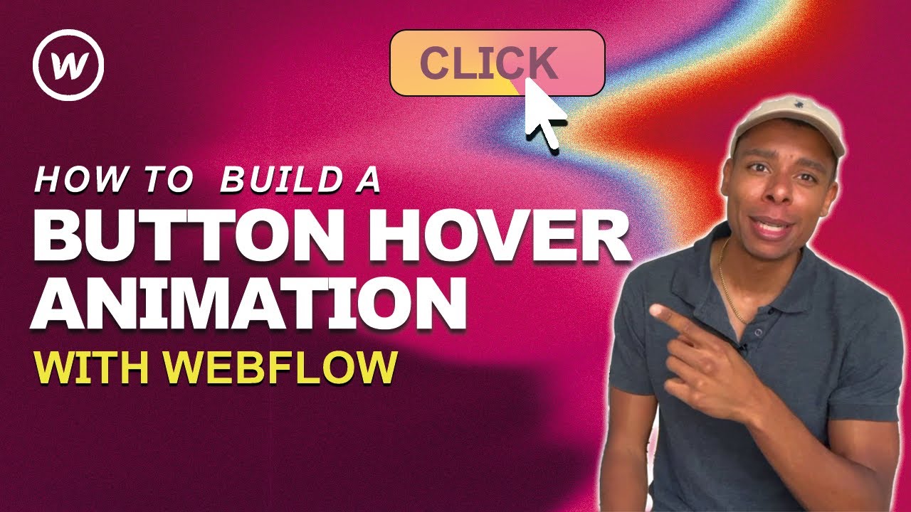 How to build a Button Hover Animation in Webflow (THE EASY WAY)