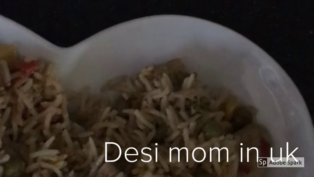 Desi mom in uk#chicken and vegetable rice