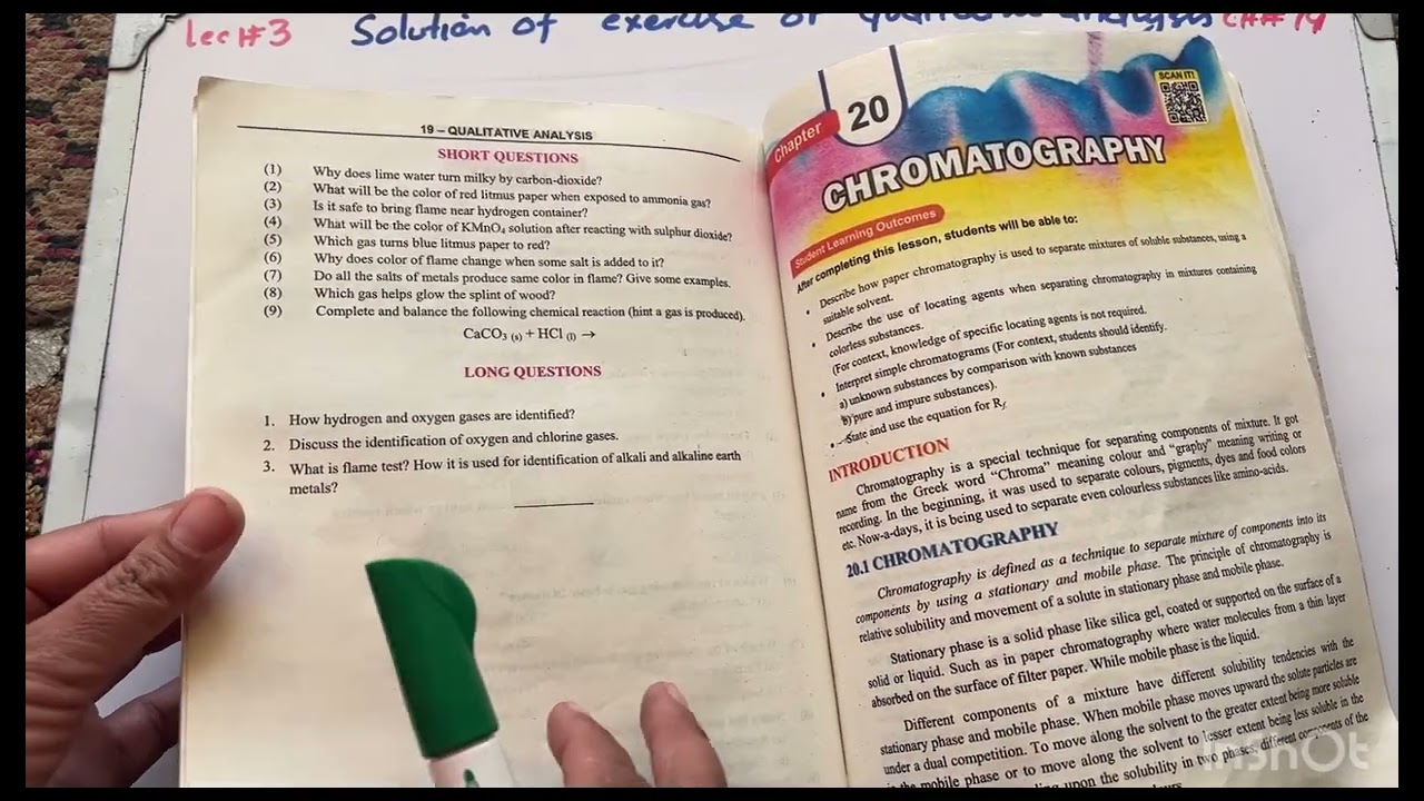 Solution of exercise of qualitative analysis/ch#19 #chemistry #qualitativeanalysis 