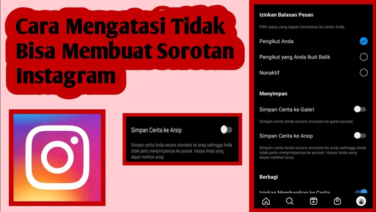 Cara Mengatasi Tidak Bisa Membuat Sorotan Di Instagram  | Sorotan Instagram