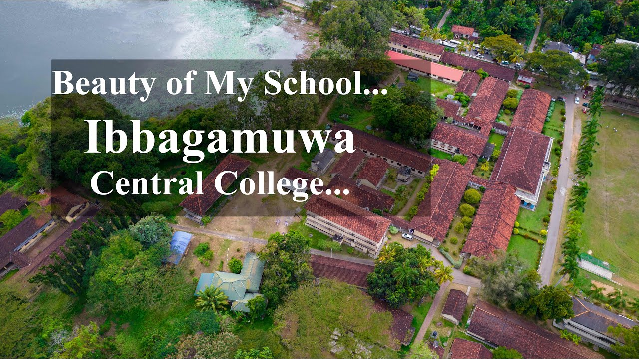 Beauty Of Ibbagamuwa Central College on Bird's Eye. #drone #beauty
