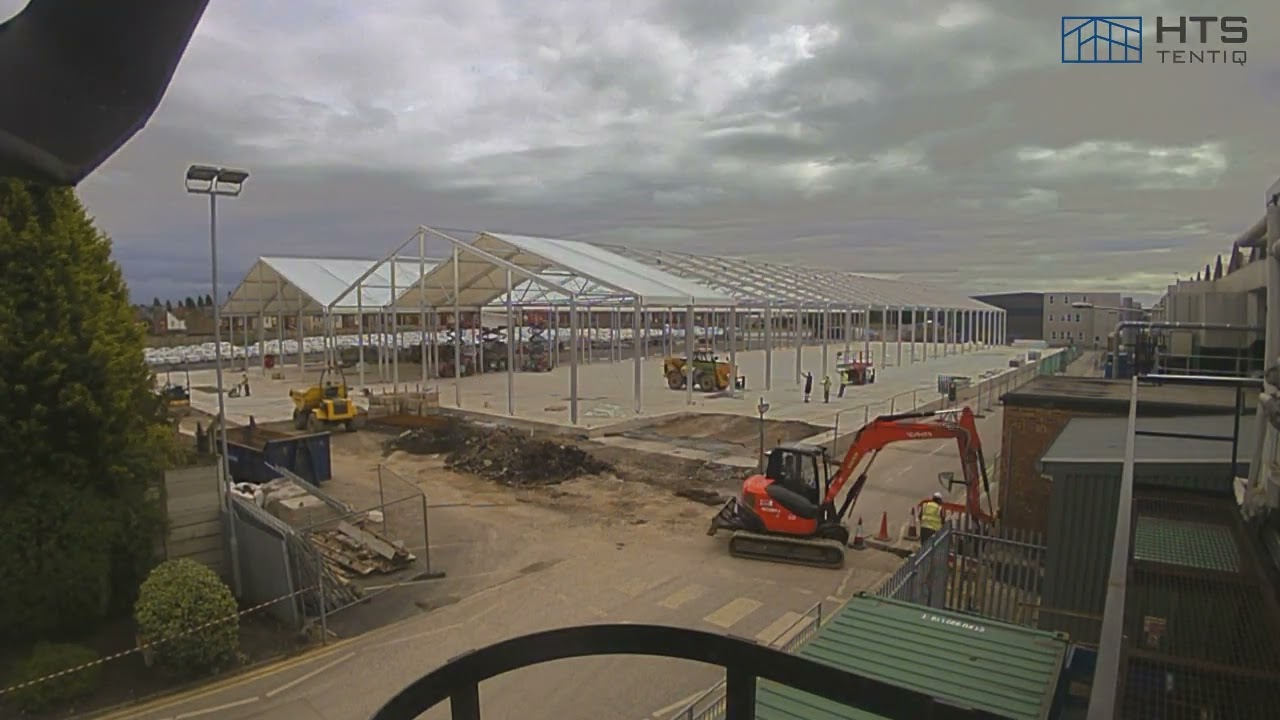 HTS TENTIQ industrial warehouse for a car manufacturer