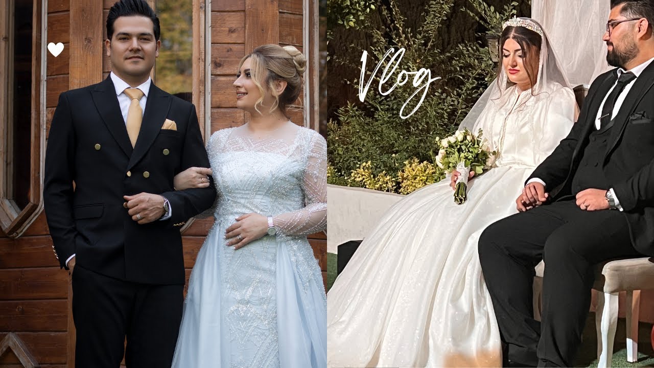 ولاگ روز عروسی خواهرم👰🏻‍♀️همه چیز از لباس خودم | عروس و حنابندون✨