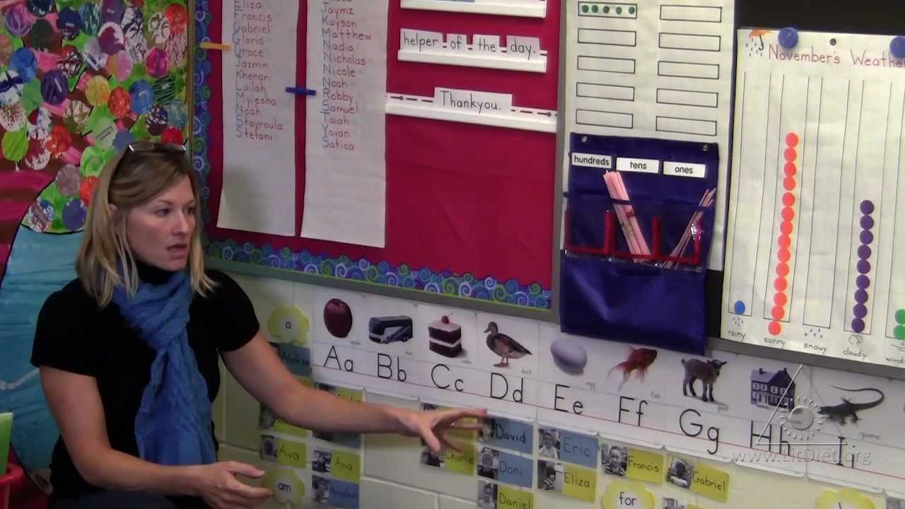 Kindergarten Word Wall: Developing Print Awareness and Word Recognition (Virtual Tour)