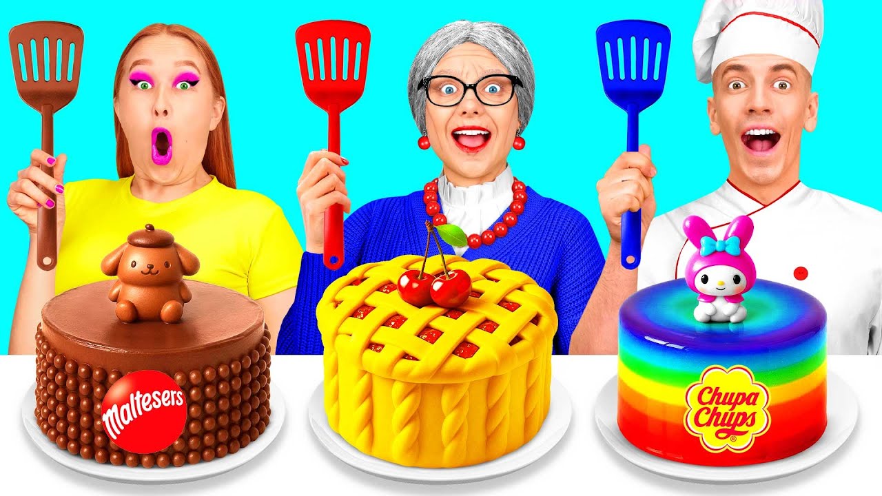 Me vs Grandma Cooking Challenge | Awesome Kitchen Hacks