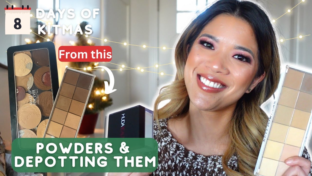 KITMAS DAY 8: POWDERS + HOW I RE-PRESS THEM!