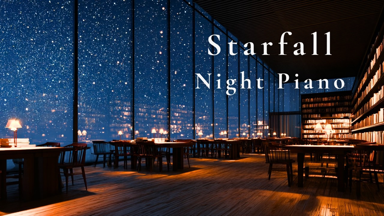 Starfall Before Sunrise – Night Piano for Deep Focus, Study & Work (3 Hours)