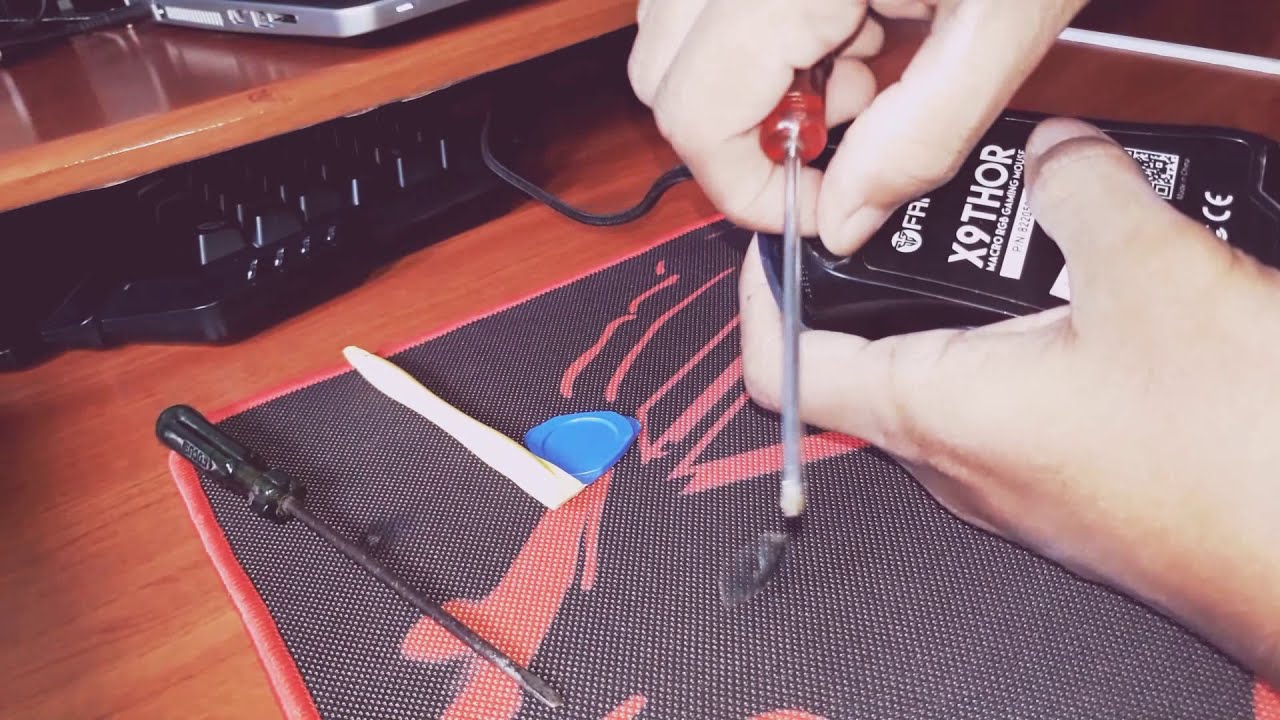 Fantech X9 Thor gaming mouse Disassembly !!! cleaning !!!