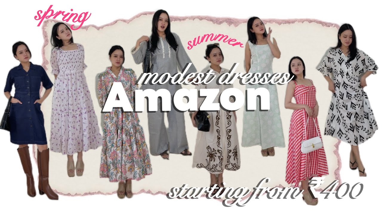 Покупки на Amazon✨|| Весна/Лето🍃 || Скромные платья/комплекты || От ₹400🛍️