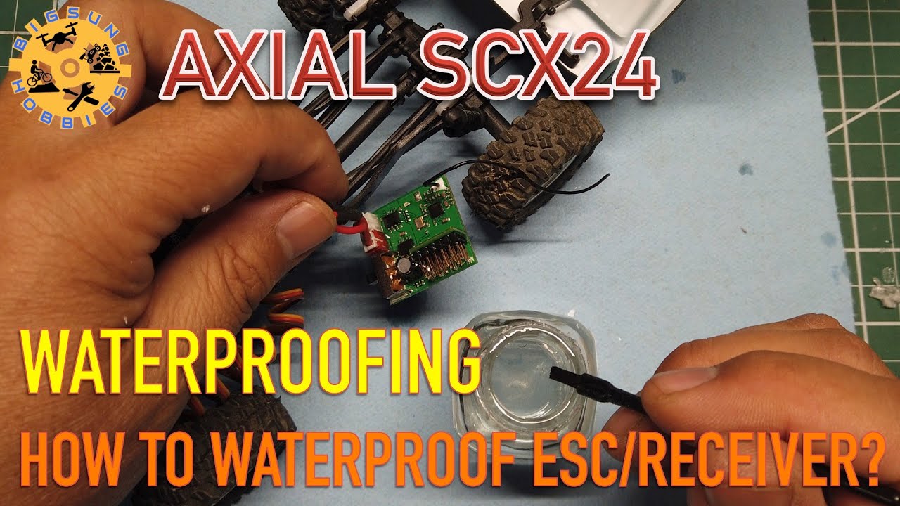 1/24 Scale Axial SCX24 | How to Waterproof the ESC / Receiver?