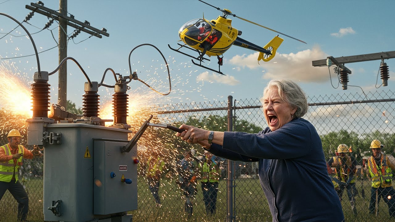HOA Karen Shut Down Power Substation, 5 Minutes Later I Landed a Lineman Helicopter